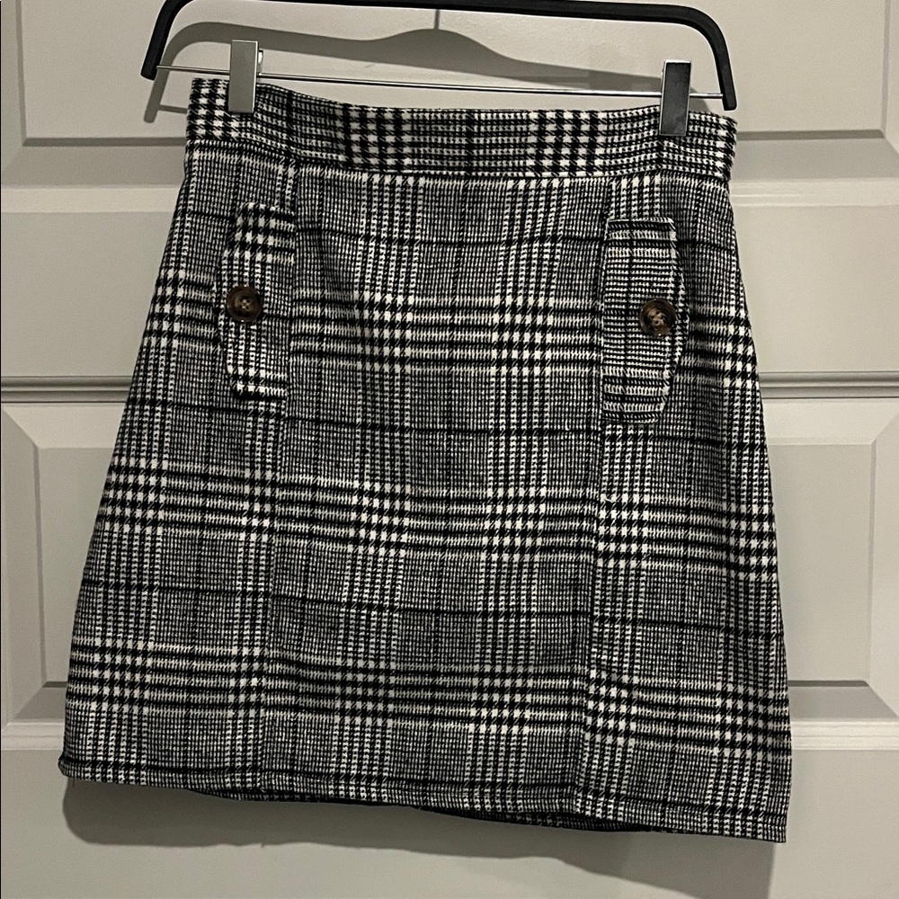 Plaid Mini Skirt